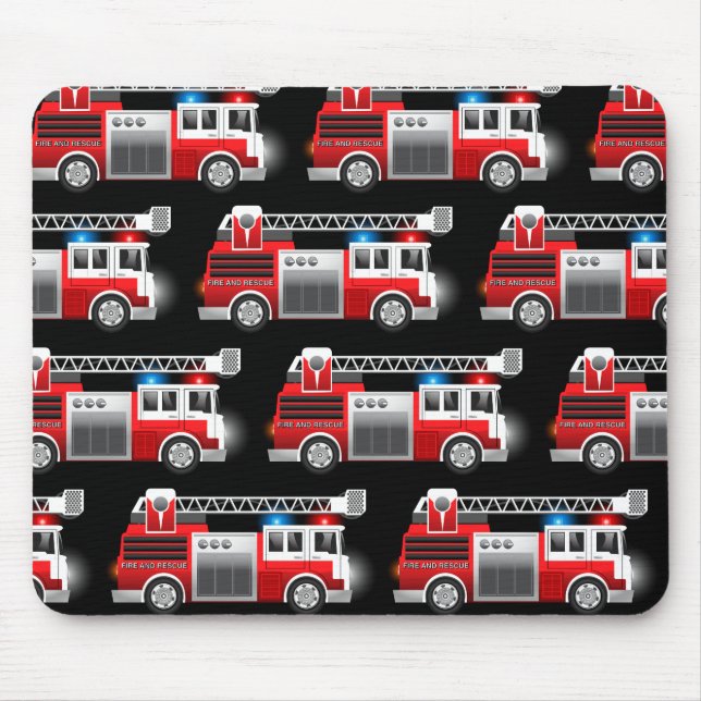 Fire truck mouse mat (Front)