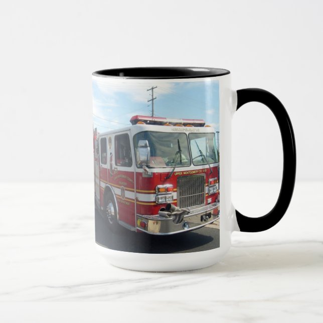 fire truck mug (Right)
