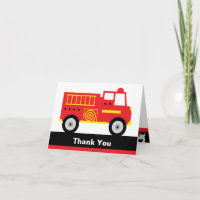 Fire Truck Note Cards