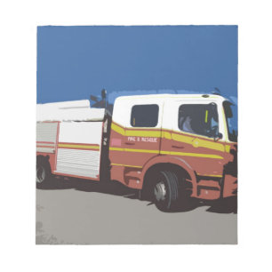 Fire Truck Notepad