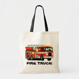Fire Truck Party Tote Bag
