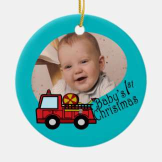 Fire Truck Photo Decoration