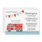 Fire Truck Polka Dot Banner Boy Birthday Party