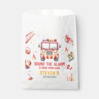 Fire Truck Sound the Alarm Baby Shower