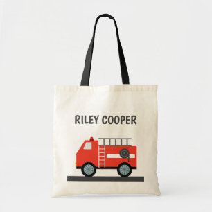 Fire Truck Tote Bag