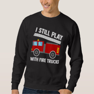 Fire Truck Toy Boys Firefighter Tools Fireman Cost Sweatshirt
