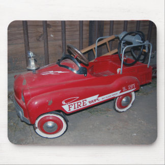 Fire Truck Toy Wagon for Christmas Mouse Mat