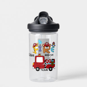 Fire Truck Water Bottle