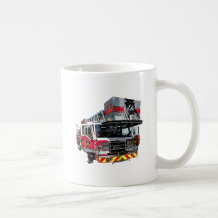 Fire Truck With Open Door Coffee Mug