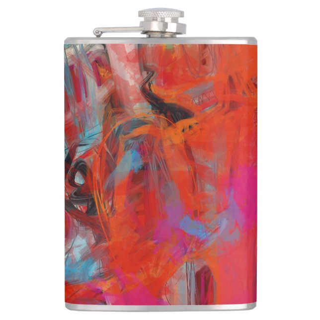 "Fire Up!" Flask (Front)