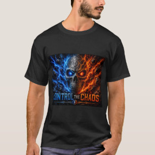 Fire vs Ice Skull 3D Shirt – 