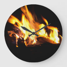 Fire Wall Clock
