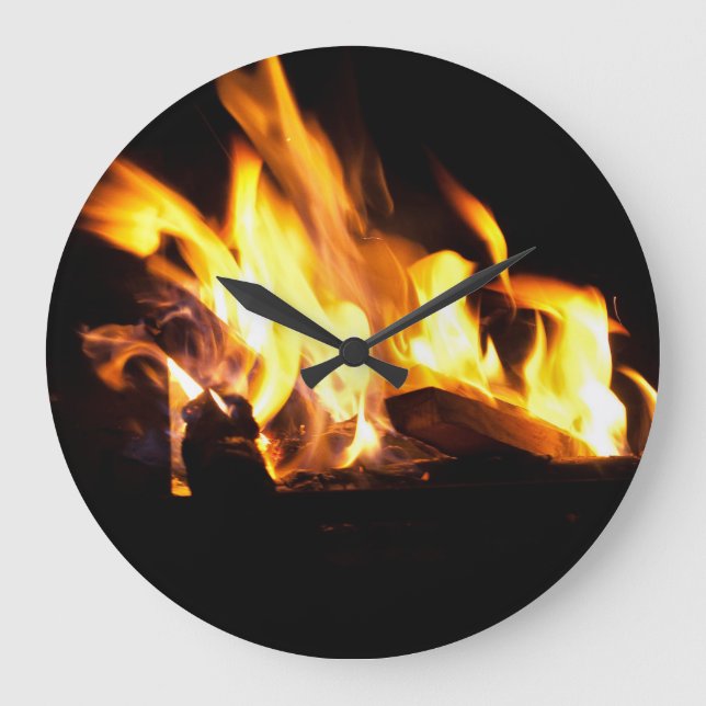 Fire Wall Clock (Front)