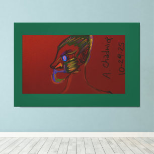 Fire Warrior Canvas Print