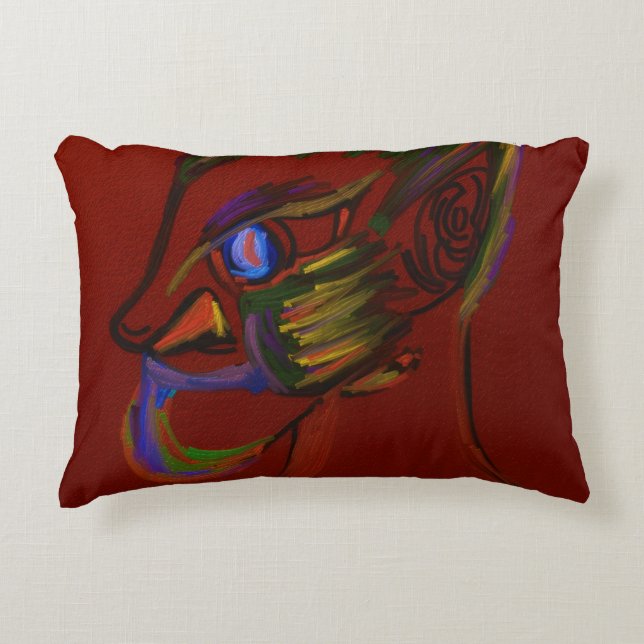 Fire Warrior  Decorative Cushion (Front)