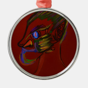 Fire Warrior Metal Tree Decoration