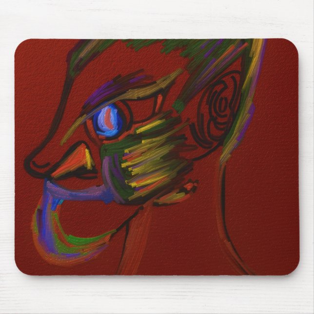 Fire Warrior  Mouse Mat (Front)