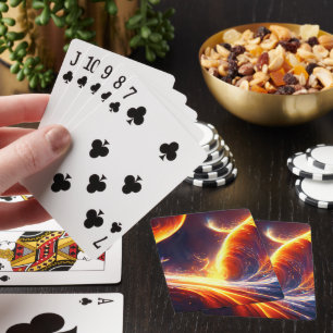 Fire Water Space Playing Cards