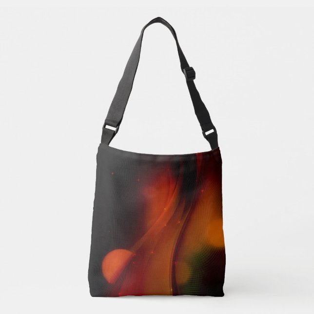 Fire Wave Crossbody Bag (Front)
