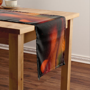 Fire Wave Short Table Runner