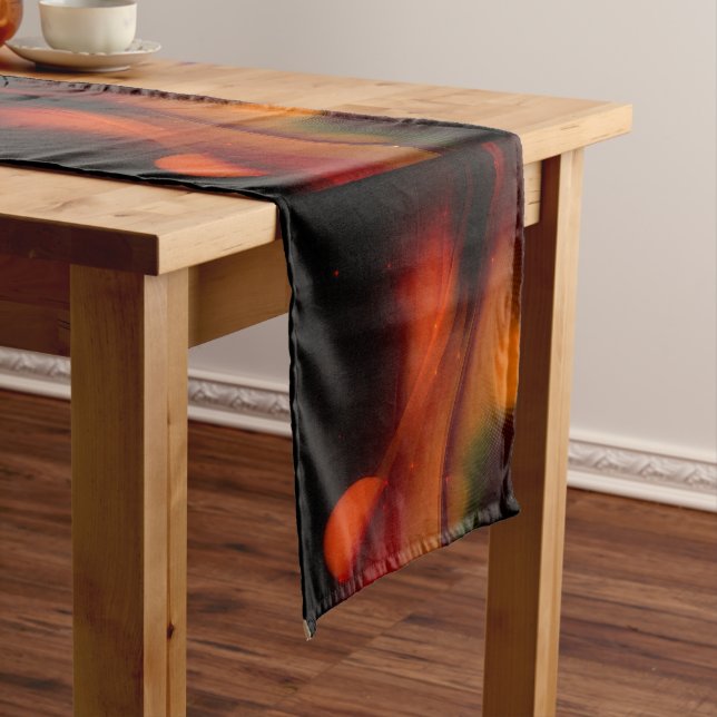 Fire Wave Short Table Runner (In Situ)