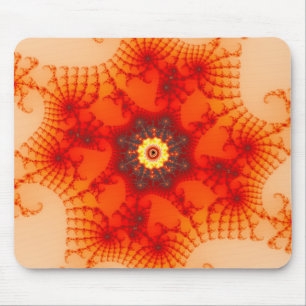 Fire Web - Fractal Art Mouse Mat