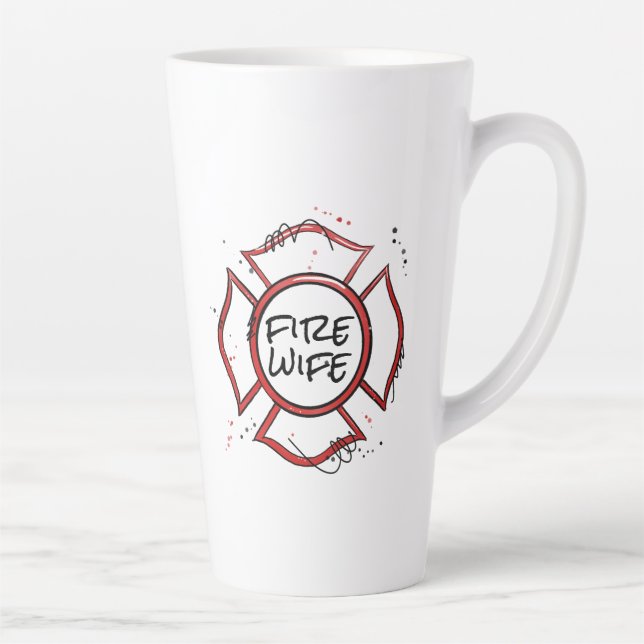 Fire Wife Latte Mug (Right)