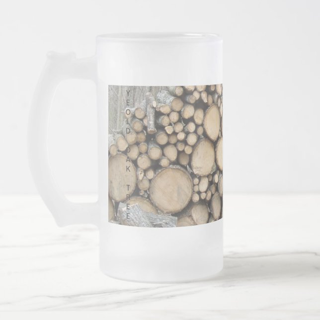 FIRE WOOD - OAK  ON A MUG (Left)