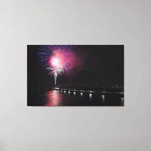 Fire Works 1- BOOM! Canvas Print