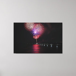 Fire Works 3- Let Freedom Ring! Canvas Print
