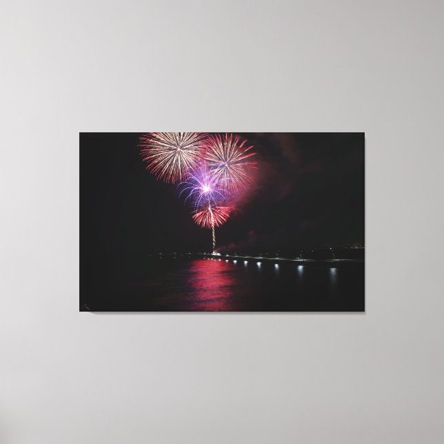 Fire Works 3- Let Freedom Ring! Canvas Print (Front)