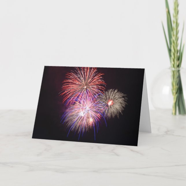 Fire Works Card (Front)