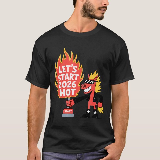 Fire Year Of The Horse – Chinese Zodiac New Year 2 T-Shirt (Front)