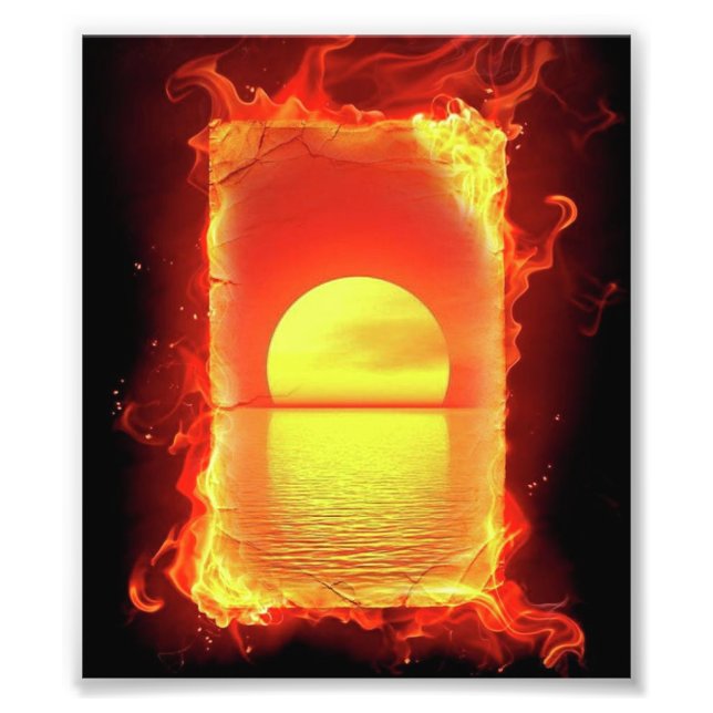 Fire Zone Photo Print (Front)