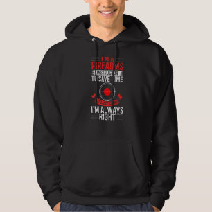 Firearm Instructor Gun Shooting Safety Weapon Trai Hoodie