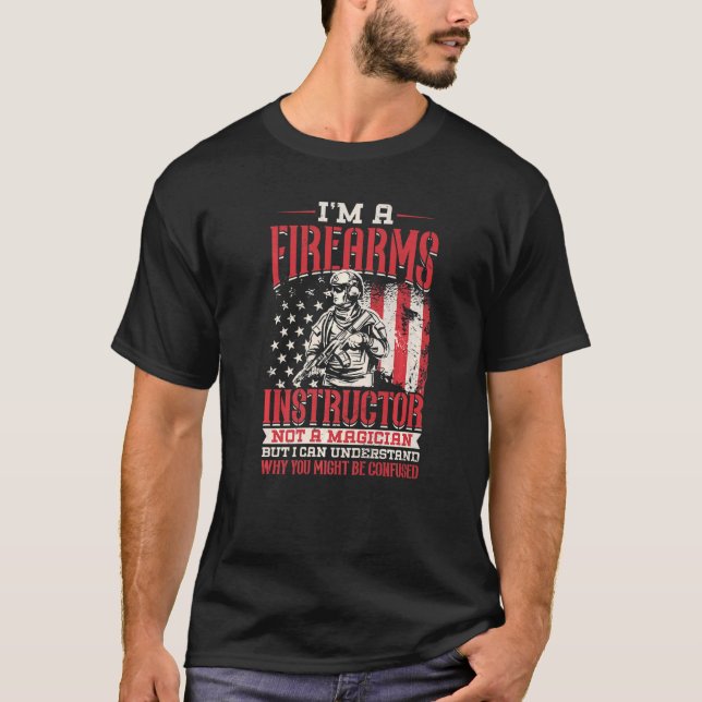 Firearm Instructor Gun Shooting Safety Weapon Trai T-Shirt (Front)