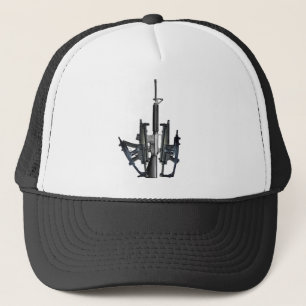 Firearm Middle Finger Trucker Hat