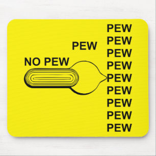 Firearm Selector Switch Pew Pew Pew # Mouse Mat