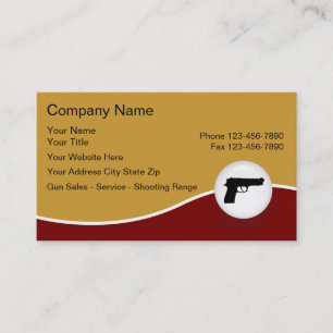 Firearms Business Cards
