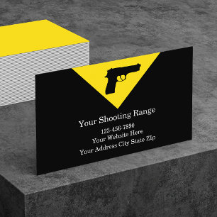 Firearms Range Business Cards