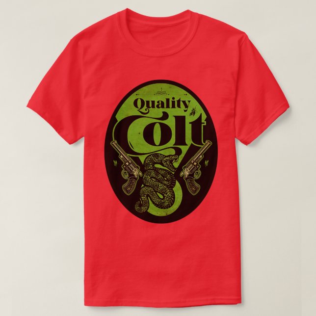 Firearms Vintage Shield 1 T-Shirt (Design Front)