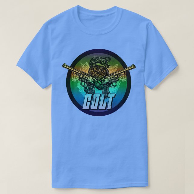 Firearms Vintage Shield T-Shirt (Design Front)
