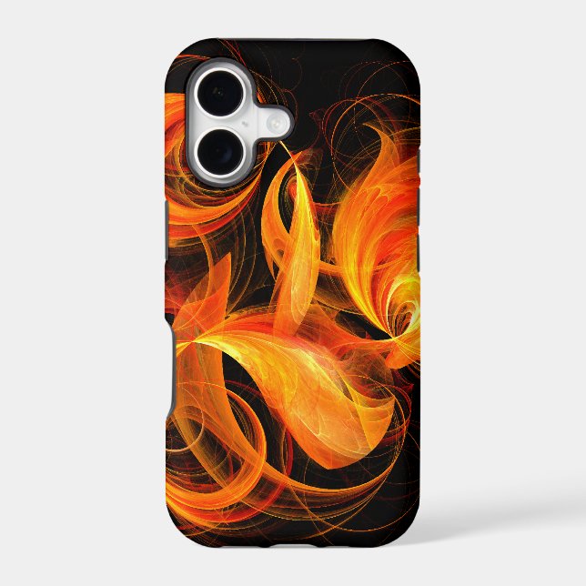 Fireball Abstract Art (Back)