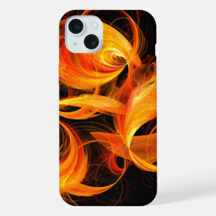 Fireball Abstract Art iPhone 15 Plus Case