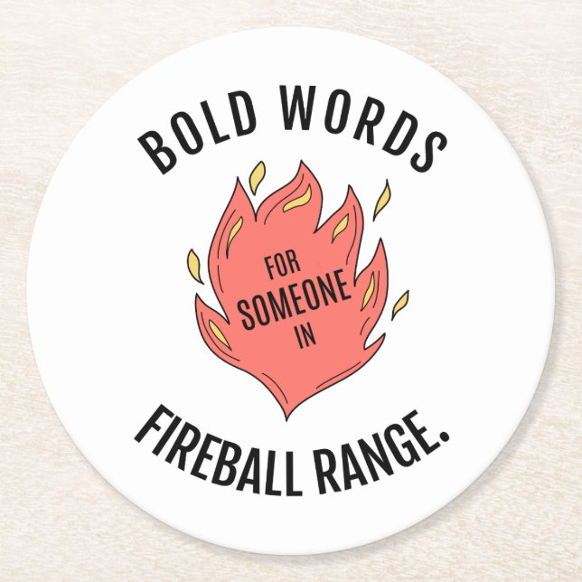 Fireball D&D Coaster (Front)