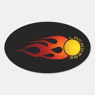 Fireball Oval Sticker