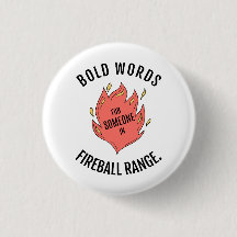 Fireball Range D&D Button