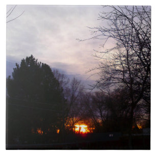 Fireball Sunrise Tile