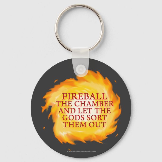 Fireball the Chamber Key Ring (Front)