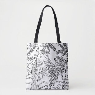 Firebird, bird tote bag